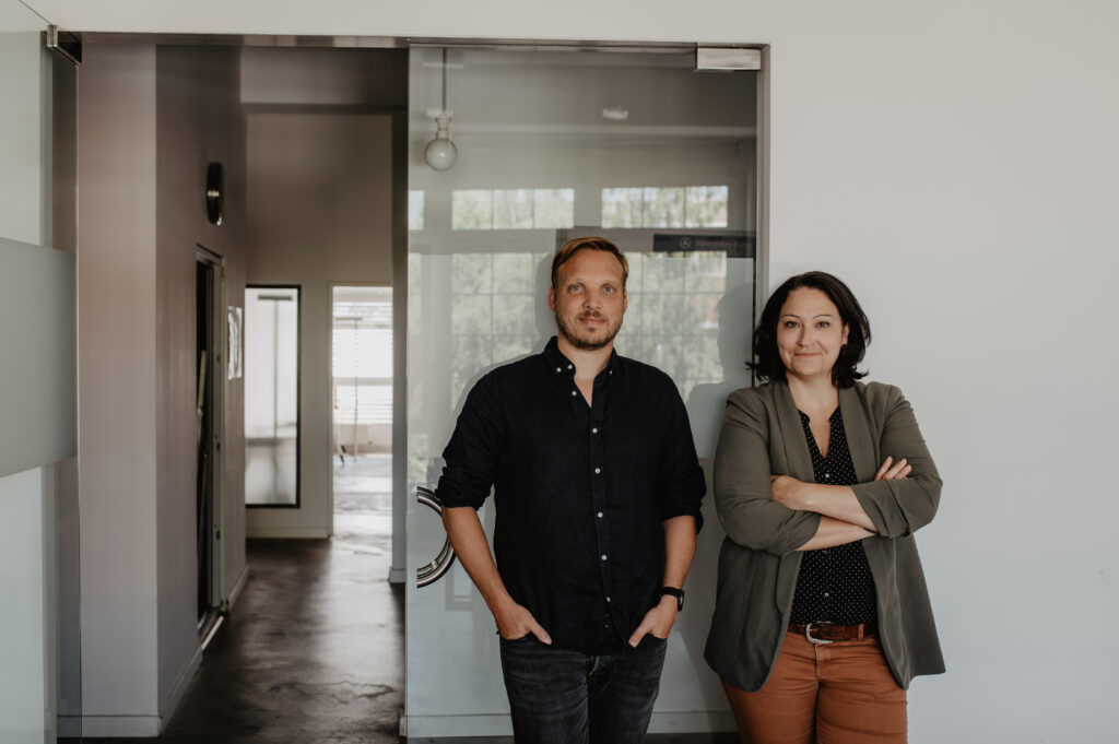 Christian Rosenberger und Julia Lupp, Gründerinnen des Amtshelden Smart-Learning-Programms